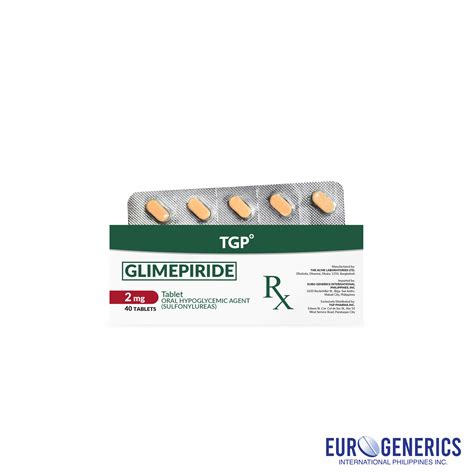 TGP Glimepride 2 Mg Eurogenerics