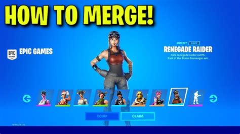 How To MERGE FORTNITE ACCOUNTS In CHAPTER 4 SEASON 5 OG Merge Your