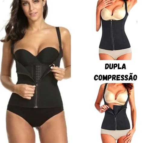 Cinta Modeladora Dupla Compress O Redutor De Medidas Z Per Colchete