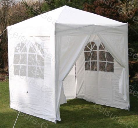 AirWave 2x2mtr FULLY WATERPROOF Pop Up Gazebo 4 Sides and Bag, Garden ...