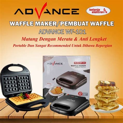 Promo Advance Waffle Maker Pemanggang Roti Waffle Lapis Wf