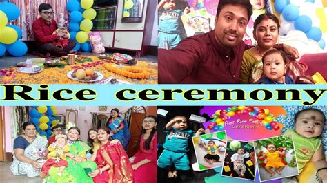 Cute Baby Rice Ceremony Annaprashan Samirrimpa Annaprashan Ceremony