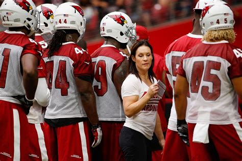 Jen Welter Coaching the Arizona Cardinals - Sports Illustrated