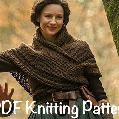 Outlander Claire S Caroline Fraser S Ridge Shawl Pdf Etsy