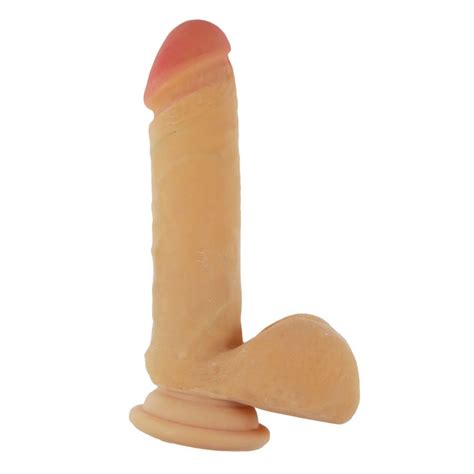 Dildo realistyczne penis cyberskóra z przyssawką 20 cm erosense