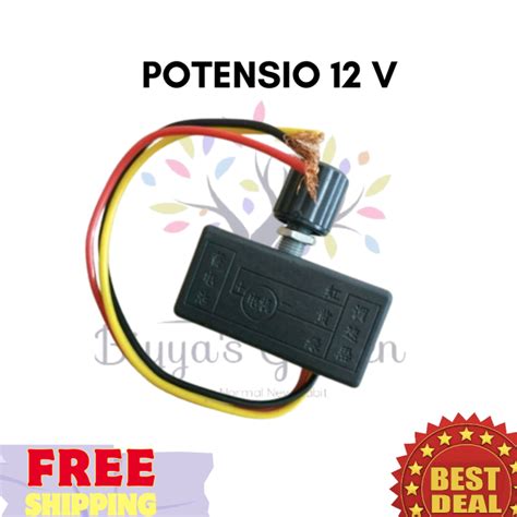 Potensio 12 V Pengatur Kecepatan Pompa DC Potensio Meter Lazada