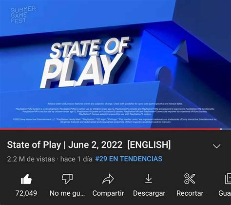 Irelia Foxy On Twitter En Menos De 2 Dias El State Of Play Tiene Las