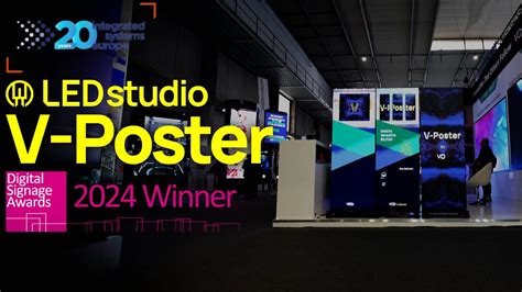 Ise Led Studio V Poster Award Winning Digital Signage Solution