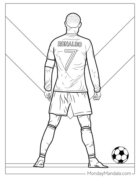 Ronaldo Coloring Pages Free Pdf Printables Ronaldo Cristiano