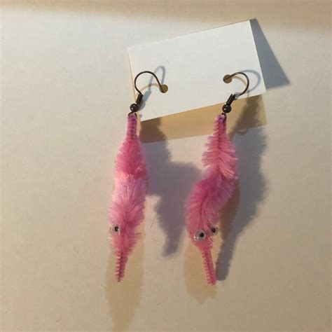 Worm On A String Earrings Etsy