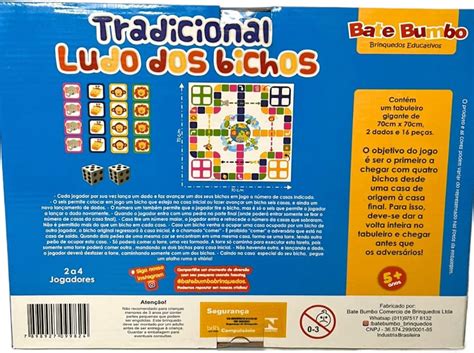 Tradicional Ludo Dos Bichos Gigante Brinquedos Catavento Campo Belo