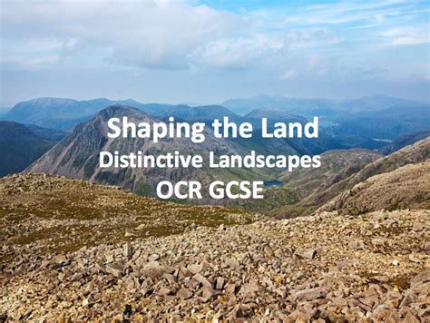 Distinctive Landscapes - Shaping the Land | Teaching Resources