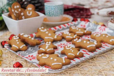 Receta De Galletas De Jengibre Navide As Decoradas Muy F Ciles