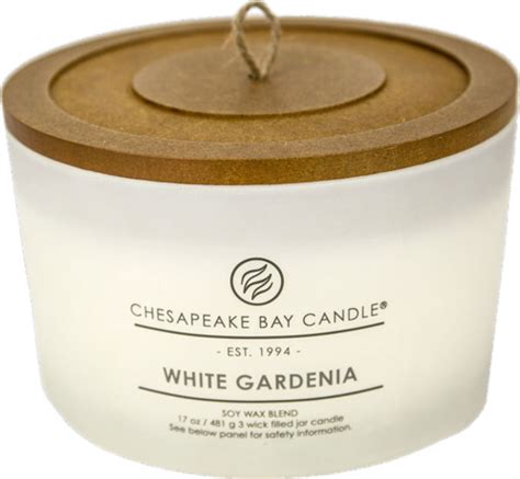 Chesapeake Bay Candle White Gardenia Coffee Table Jar Candle White