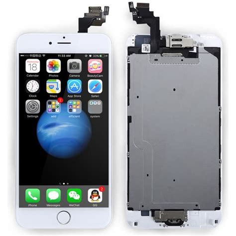 ÉCRAN LCD ASSEMBLE Pour IPHONE 6 Plus 5 5 VITRE TACTILE HOME