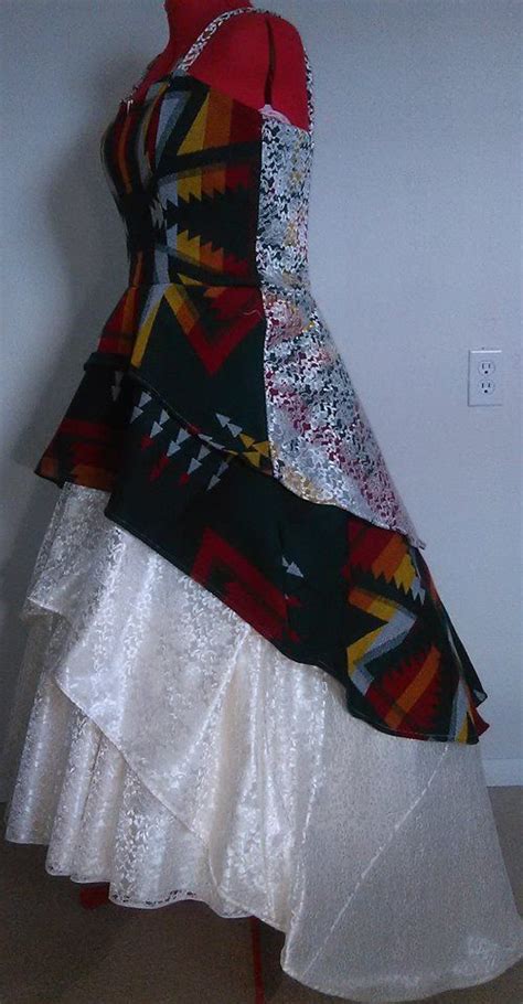 Traditional Authentic Native Designs By Irene Begay Navajo Native American Dress Native