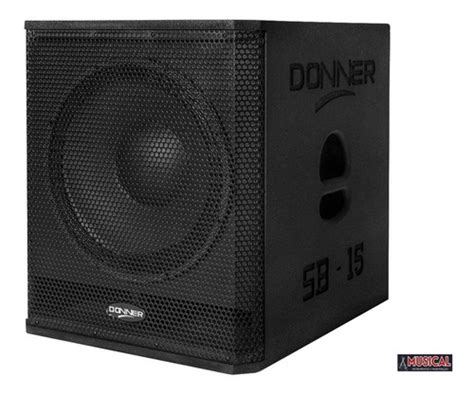 Caixa Sub Grave Ativa Donner Sub Subwoofer Watts Rms