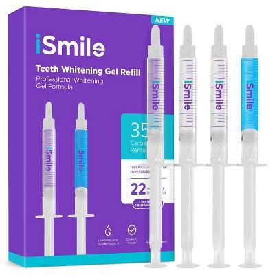 Ismile Teeth Whitening Gel Syringe Refill Pack - 4ct : Target