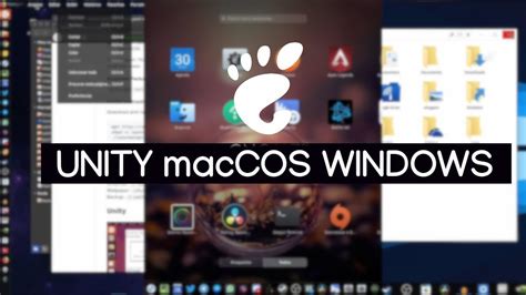 Unity Macos E Windows Gnome Layout Manager Youtube