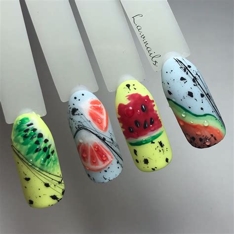 Pin By Lydia Pagianidou On Nail Polish Art Fruit Nail Designs Nail