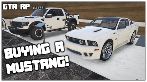 Gta Roleplay Buying A New Mustang Gt Redlinerp Youtube