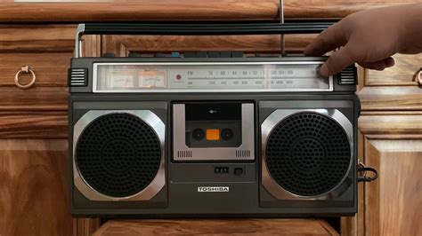 Test Radio Cassette Radio Toshiba Rt 8050s Youtube