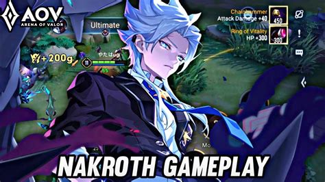 NAKROTH DIMENSION BREAKER GAMEPLAY - ARENA OF VALOR - YouTube