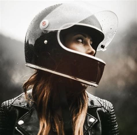 Girl Helmet And Motorcycle Image Bike Gear Motorcycle Gear Women