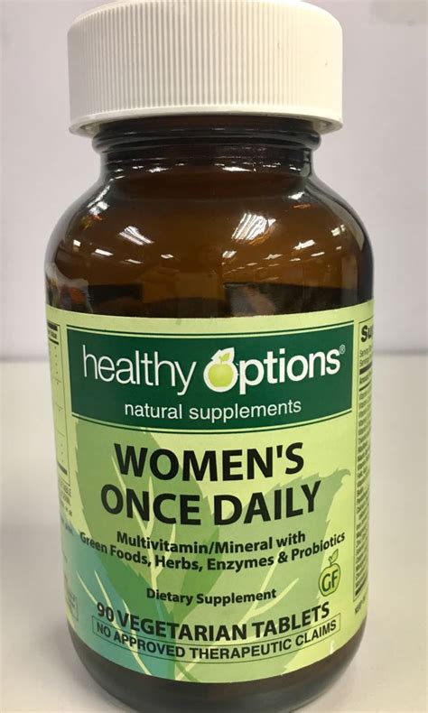 Women’s Once Daily Multivitamins From Healthy Options On Carousell