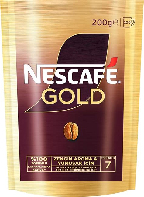 Nescafé Gold Çözünebilir Kahve Ekopaket, 200 g : Amazon.com.tr: Gıda ...