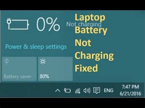 How To Fix Plugged In Not Charging Windows Non Removable Battery