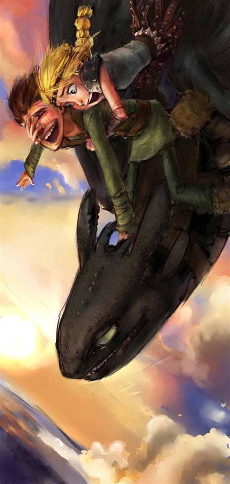 Astrid Goes for a Spin : httyd