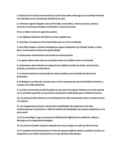 Nicaragua A A Os De La Revoluci N Popular Sandinista Pdf