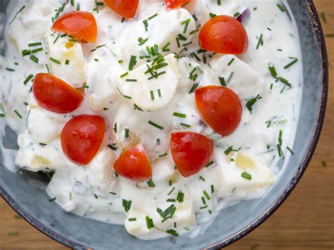 Kold Kartoffelsalat Lækker Og Meget Nem Opskrift På Kold Kartoffelsalat