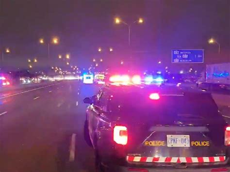 Man Who Exited Vehicle Fatally Struck On Hwy 401 In Mississauga