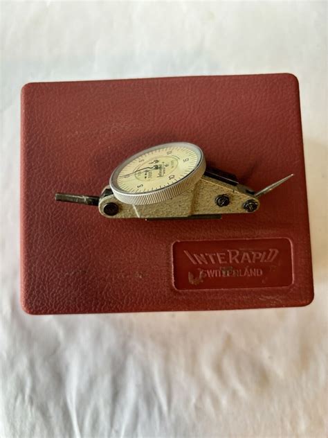 Interapid 312b 1 Dial Test Indicator W Case 0 030” 0005” Ebay