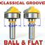 Pc Sh Top Bearing Classical Groove Flat Ball Cove Bead Router