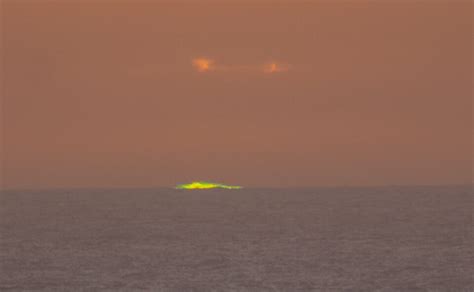 green flash at sunset – Mendonoma Sightings