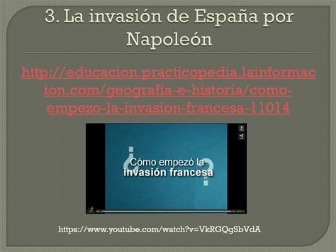 ComunicaciÓn En Lengua Castellana Y Sociedad Ii 3 La Invasión De España Por Napoleón