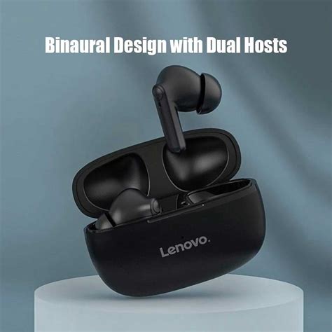 هدفون بلوتوثی بی سیم بلوتوثی داخل گوش لنوو مدل- HT05 Lenovo wireless ...