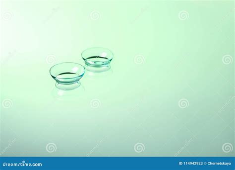 Contact Lenses on Background Stock Image - Image of defect, green: 114942923