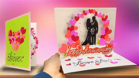 Diy Anniversary Card Idea Beautiful Handmade Card For Anniversary