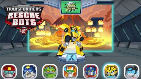 Transformers Rescue Bots: Disaster Dash Hero Run #186 | BUMBLEBEE Lava ...