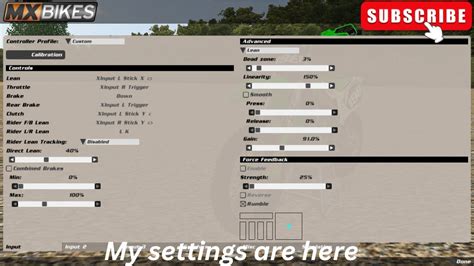 Dm Gamings Mx Bikes Settings YouTube