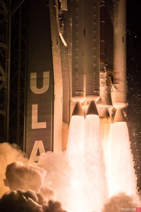 Atlas V Lifts Above The Fiery Rage Created By Five Aerojet Rocketdyne