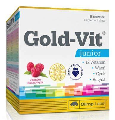 Olimp Gold Vit Junior Smak Malinowy X Saszetek Cena Opinie