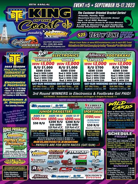 Gulfport Dragway 2025 Schedule - Mufi Tabina