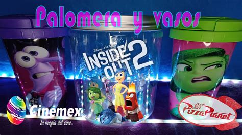 Vasos Y Palomera Intensamente 2 Pixar Disney Palomera Emociones