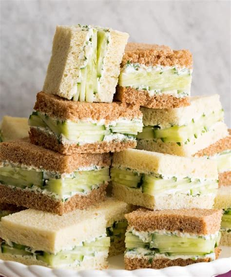 Cucumber Sandwiches Punchfork