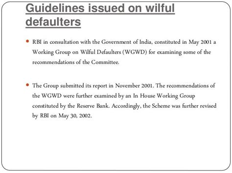 RBI GUIDELINES FOR BANKS